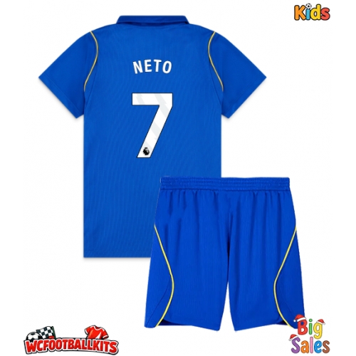 Chelsea Pedro Neto #7 Replica Home Stadium Kit for Kids 2026-27 Short Sleeve (+ pants)